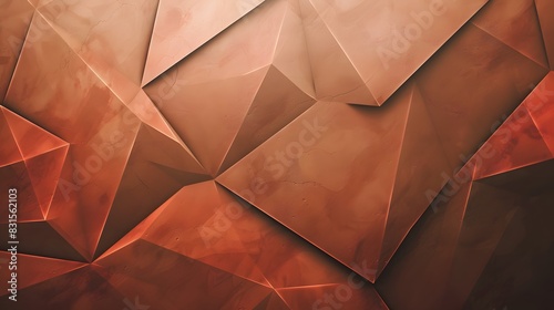 Abstract brown background - Geometric texture
 photo