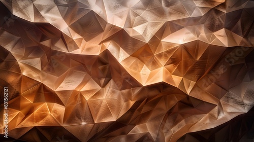 Abstract brown background - Geometric texture 