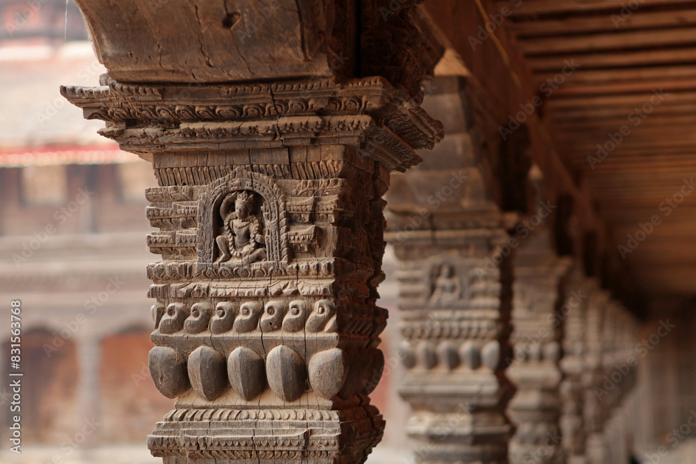 Royal Palace in Patan Durbar Square, Bhaktapur, Nepal
