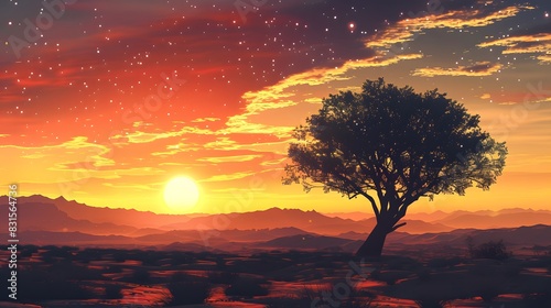 Desert Sunset 