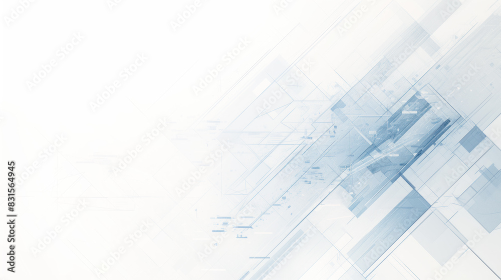Modern white geometric background with clean lines and patterns