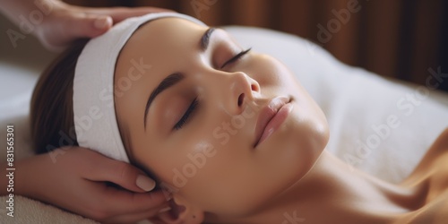 Skin care  cosmetic procedures for facial care Generative AI