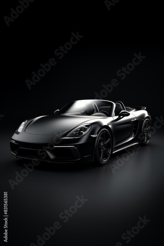 Luxury car  on dark background Generative AI © Valentine