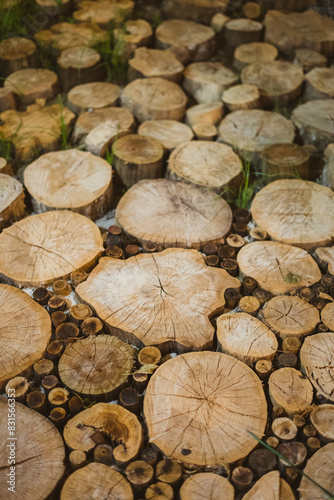 Textura de troncos de arbol