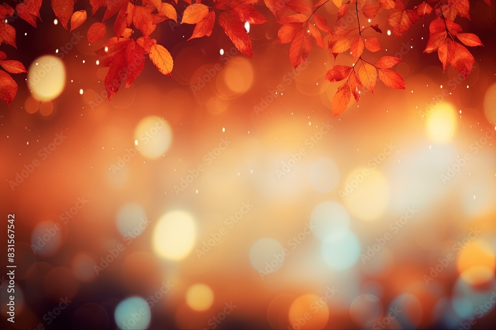 custom made wallpaper toronto digitalautumn leaves background, generative ai