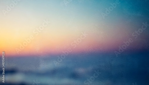 An abstract warm pastel blurred gradient background texture, enriched with colorful digital grain noise, creating a visually captivating and textured backdrop. photo