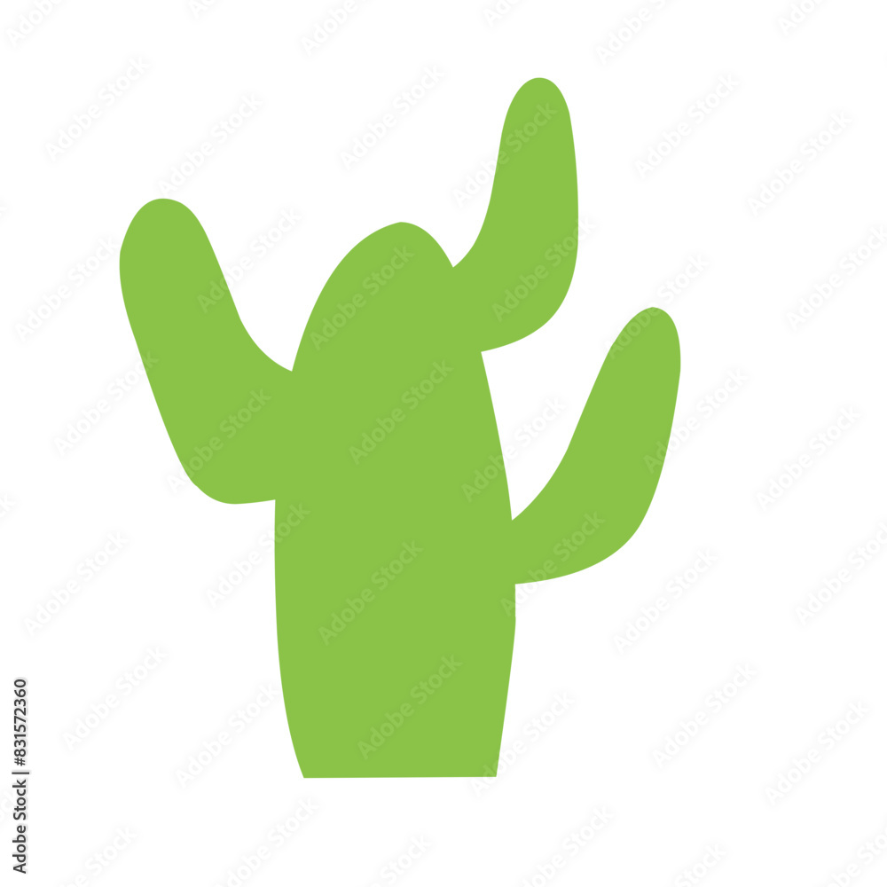 Simple cactus vector Simple cactus vector