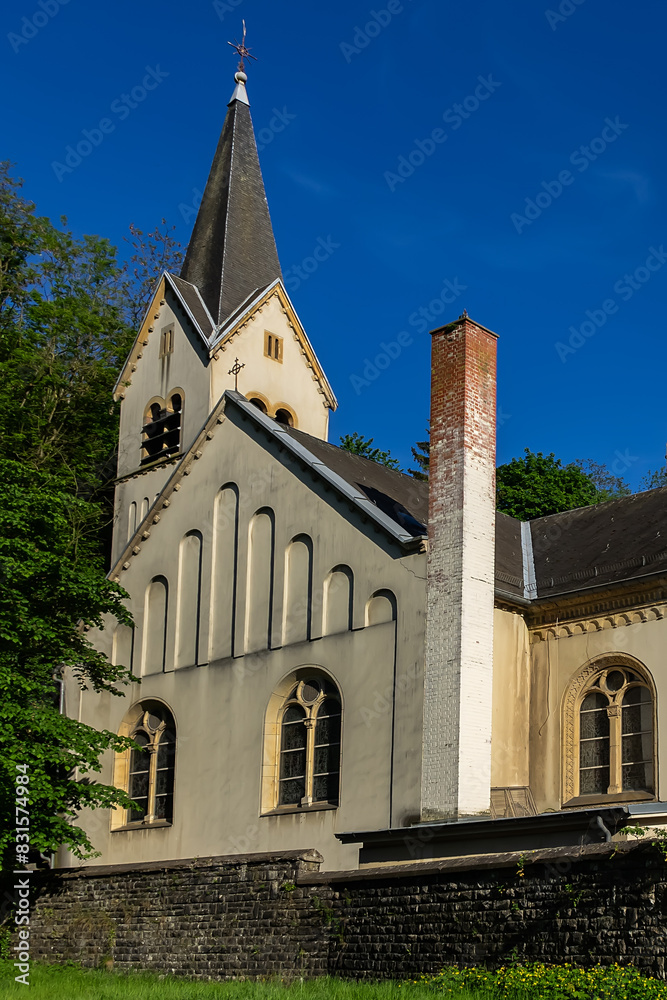 Obraz premium Romanian Orthodox Church “Nativity of the Lord” (“Nașterea Domnului”) in Luxembourg City.