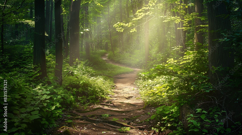 Fototapeta premium morning in the forest