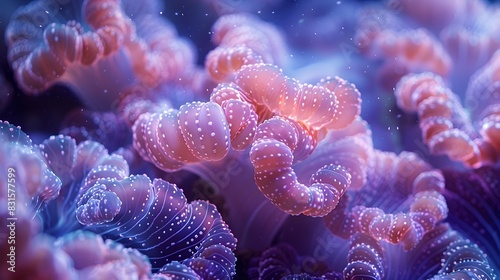 Bioluminescent Reefs of Transcendent Wonder A Captivating Undersea Ecosystem photo