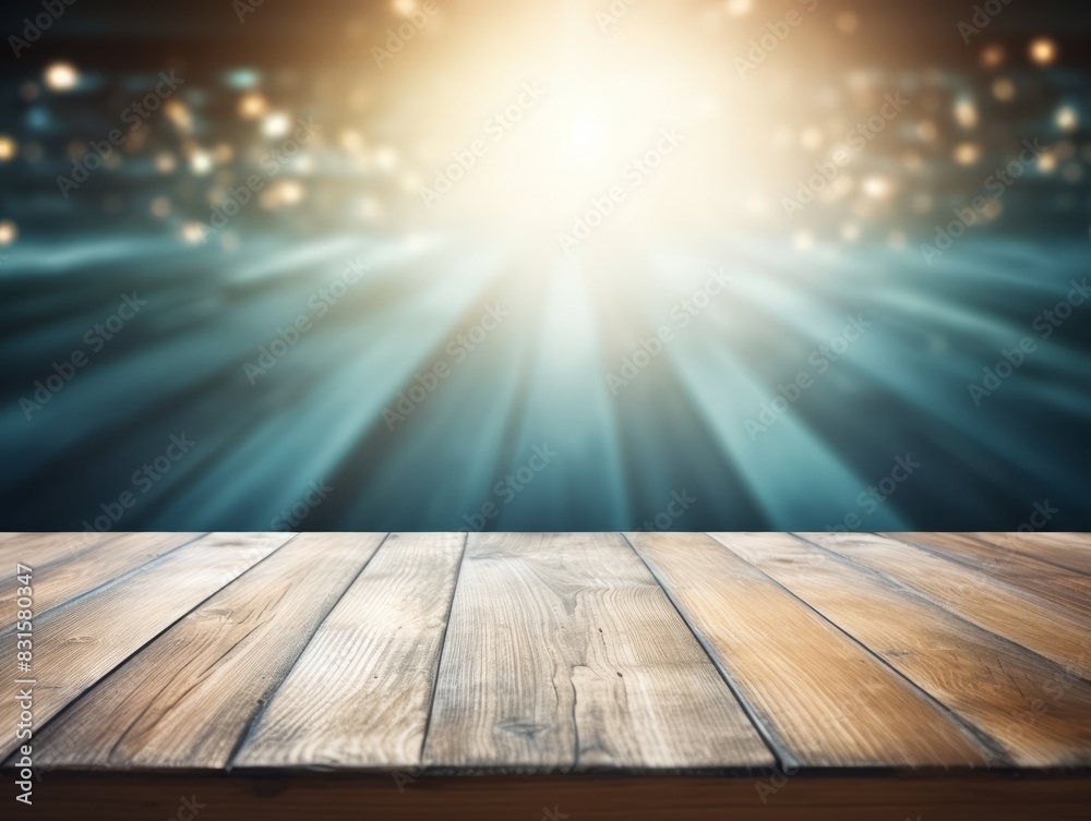 Empty wooden table and Coffee shop blur background with bokeh image. Empty wooden table and Coffee shop blur background with bokeh image.