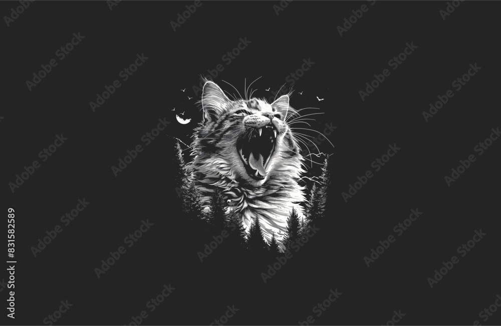 Tiger logo design template vector illustration Tiger logo design template vector illustration