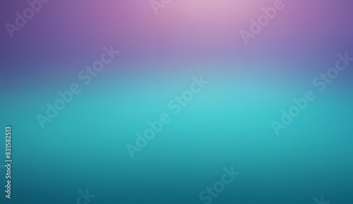 Turquoise and purple abstract gentle blurred grainy gradient background wallpaper