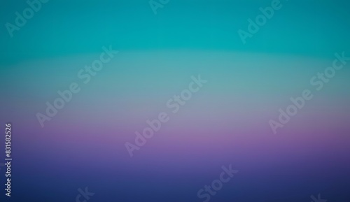 Turquoise and purple abstract gentle blurred grainy gradient background wallpaper