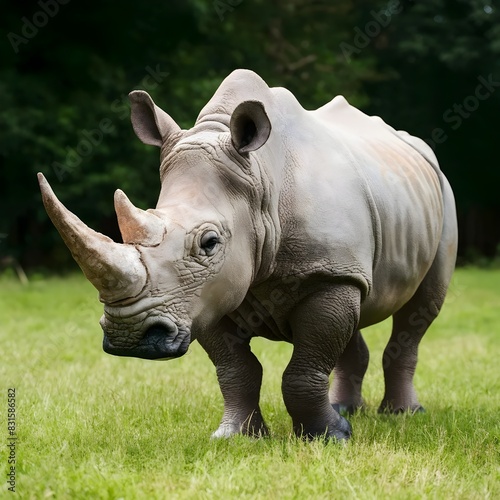 Wildlife Jungle Rhino photo