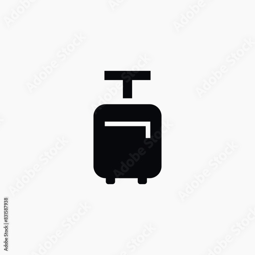 luggage baggage bag case icon