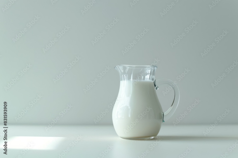 World Milk Day celebration with milk and glass on table. World Milk Day celebration with milk and glass on table.