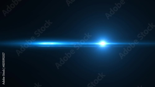 Light effects black screen overlay blue, green, orange and red lights effects animation