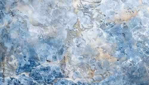 icy blue stone texture background wide format abstract design image