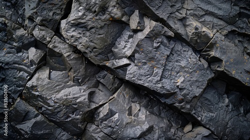 Background Stone,Close-up of basalt rock surface with a prominent empty spot for product imagery or text.