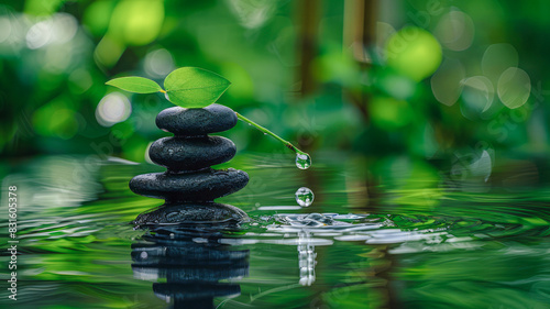 Zen Garden Serenity: Balance and Growth