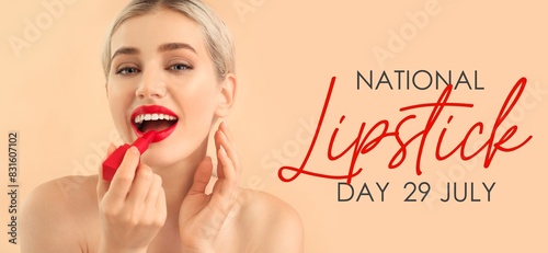 Banner for National Lipstic...