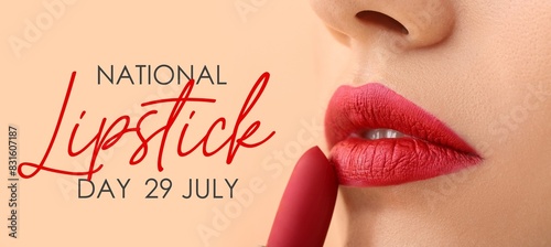 Banner for National Lipstic...