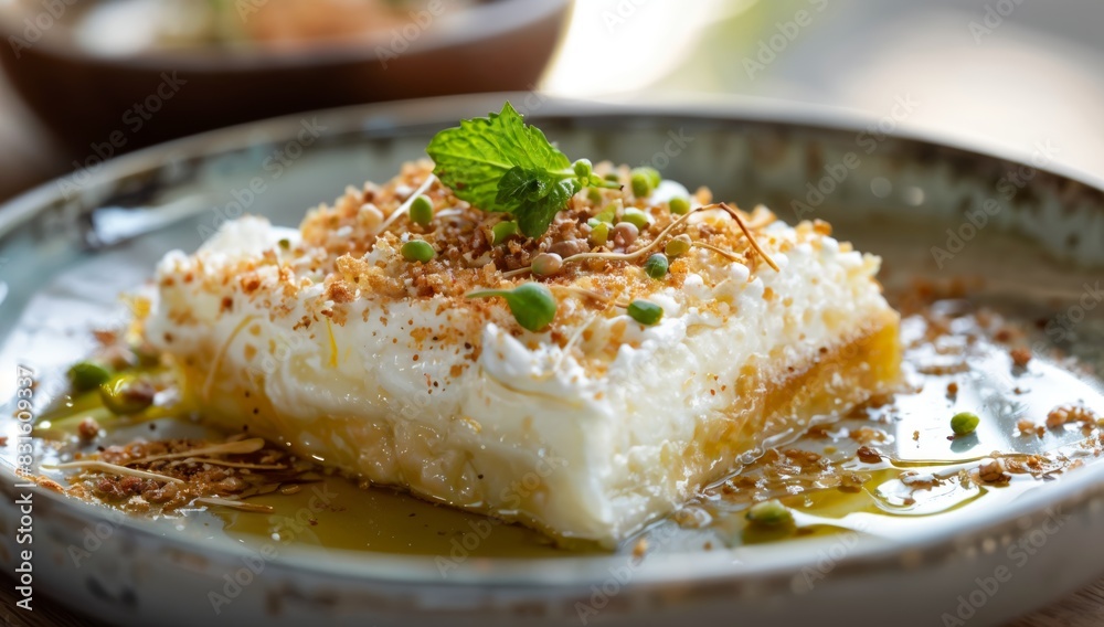 Dessert Bliss: The Perfect Moment with Knafeh on Your Plate Dessert Bliss: The Perfect Moment with Knafeh on Your Plate