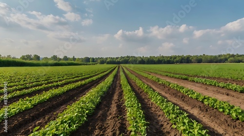 rows of green plants