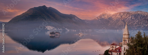 Photos from various tourist spots around the bay of Kotor Montenegro