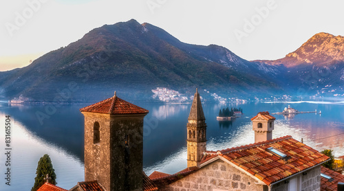 Photos from various tourist spots around the bay of Kotor Montenegro