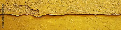 AI art, simple yellow plaster wall