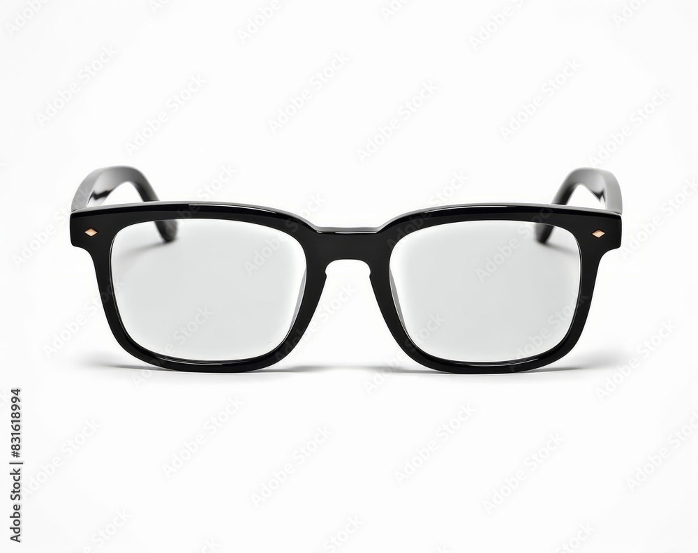 Fototapeta premium Fashion eyeglasses on white background