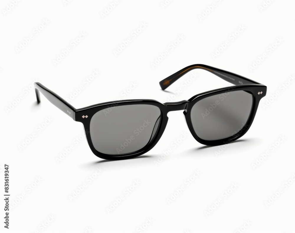 Fototapeta premium Fashion eyeglasses on white background