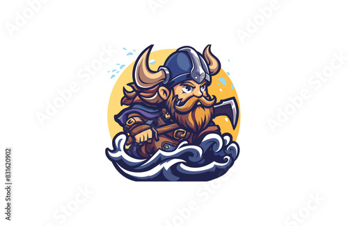  Horseman logo design template vector illustration
