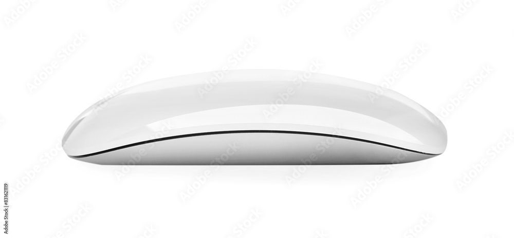 Modern wireless computer mouse isolated on white Modern wireless computer mouse isolated on white