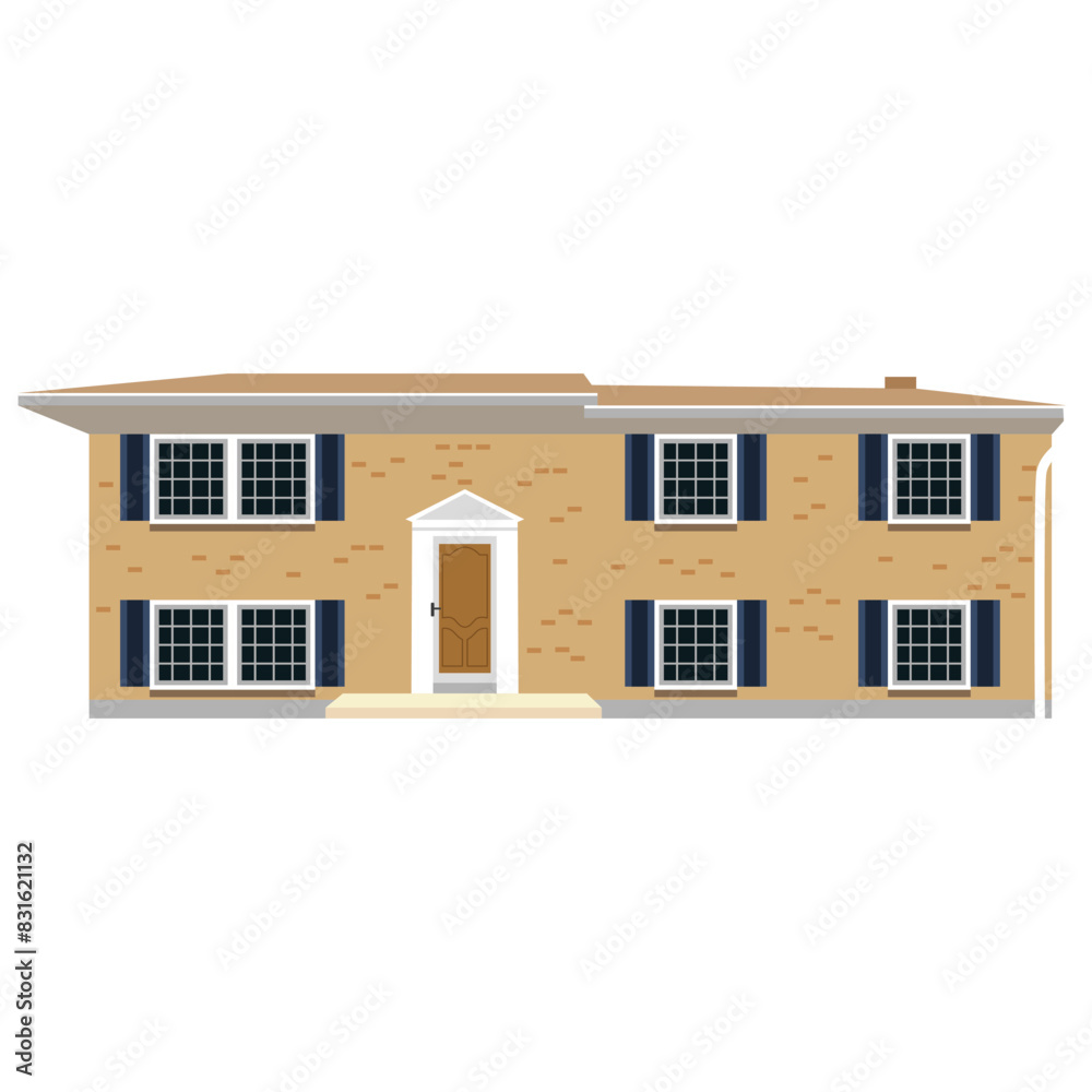 split foyer house illustration split foyer house illustration