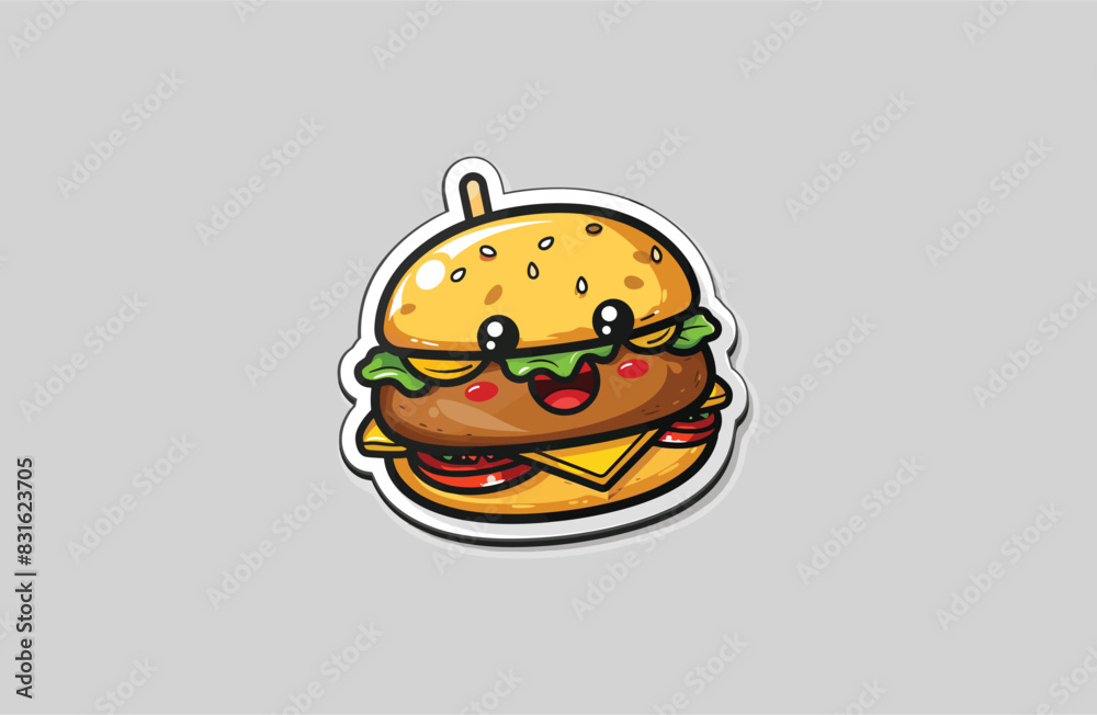 Burger logo design template vector illustration Burger logo design template vector illustration