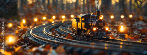 Beautiful steam train