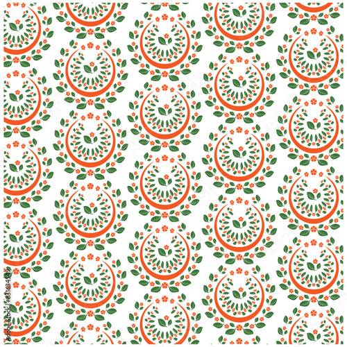 Colorful pattern designs and wallpapers with tree leaves.