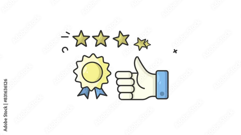 appreciation icon animation, like, 5 stars, and gold medal for appreciation icon lottie animation appreciation icon animation, like, 5 stars, and gold medal for appreciation icon lottie animation