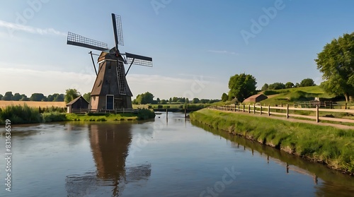 windmill in the country