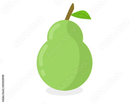 pear isolated on white