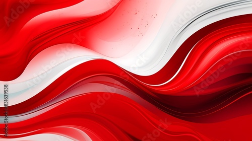Colourful abstract background in red, white and black. Colorful beautiful abstract background in glowing red and white swirls 