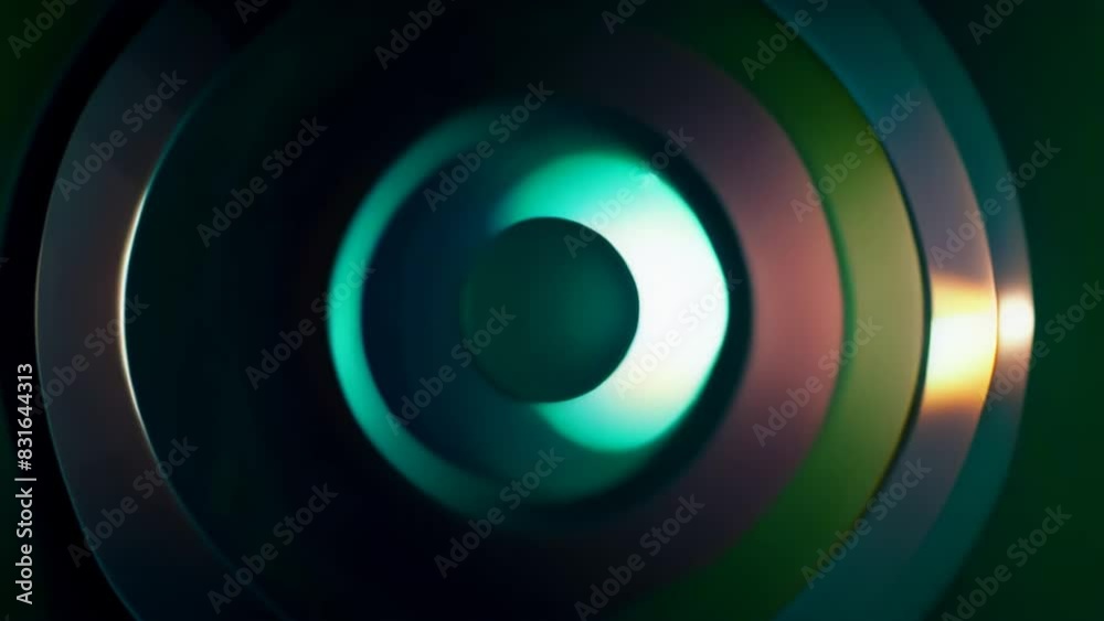 Abstract Circles Motion Graphics Background