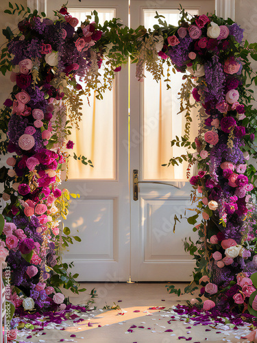 Elegant Floral Arches Photo Backdrops Collection
