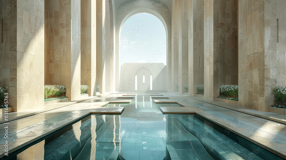 Fototapeta premium arches and columns