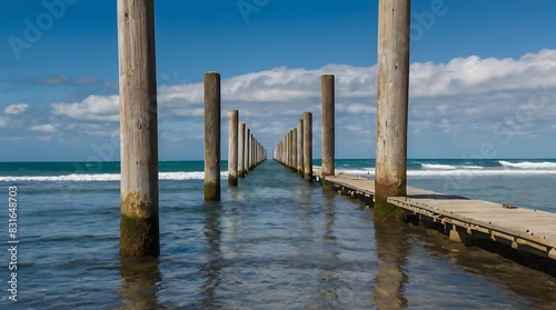 pier at sunset