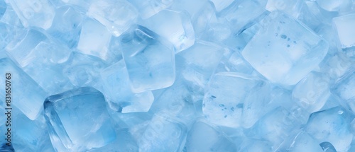 A light blue abstract background with texture of ice and stones