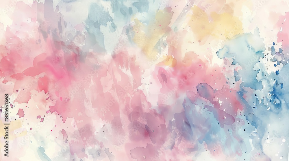 Pastel Watercolor Abstract Background